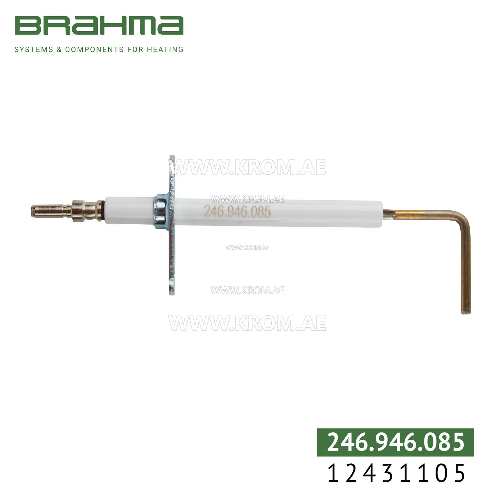 Brahma 12431105 K3,0 SALV 8-80.210 electrode