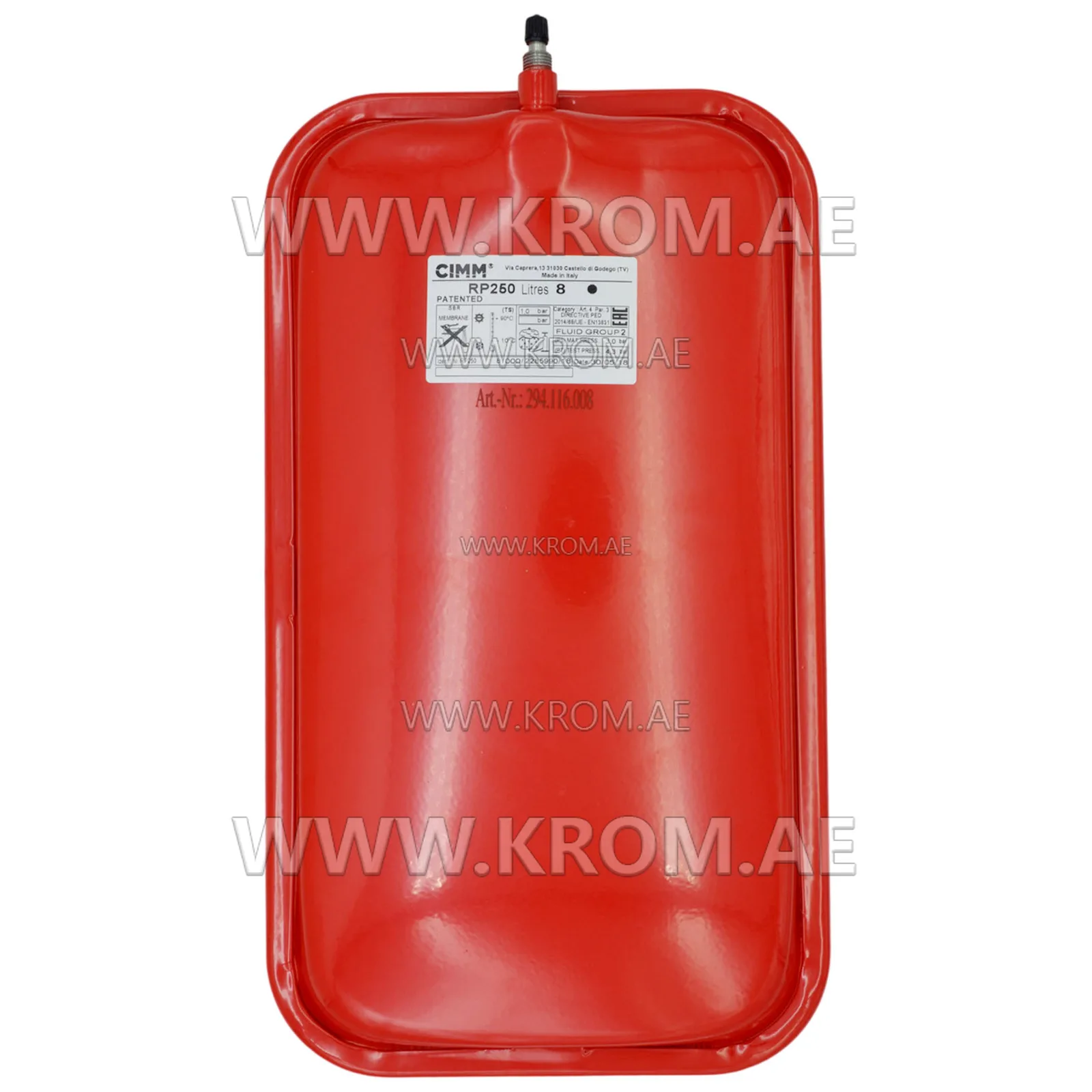 Baxi 9407010/810 expansion vessel RP250/8, type 8