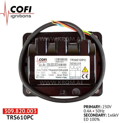 Cofi TRS610PC ignition transformer