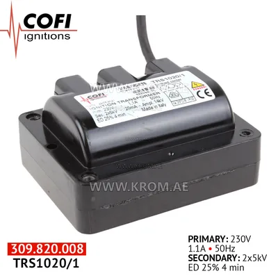Cofi TRS1020/1 ignition transformer