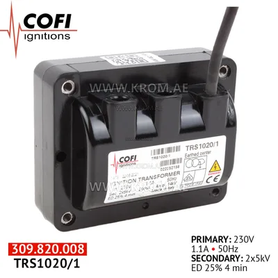 Cofi TRS1020/1 ignition transformer