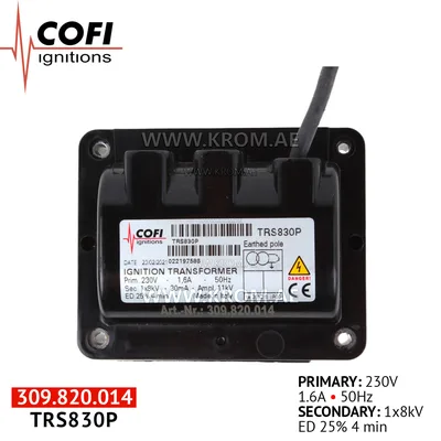 Cofi TRS830P ignition transformer