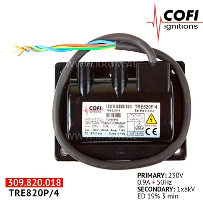 Cofi TRE820P/4 ignition transformer