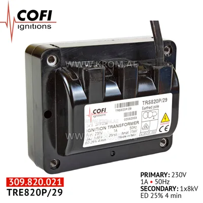 Cofi TRS820P/29 ignition transformer