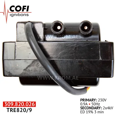 Cofi TRE820/9 ignition transformer