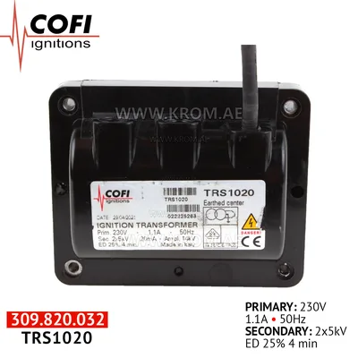 Cofi TRS1020 ignition transformer