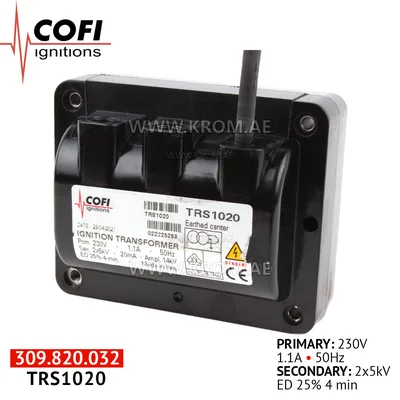Cofi TRS1020 ignition transformer
