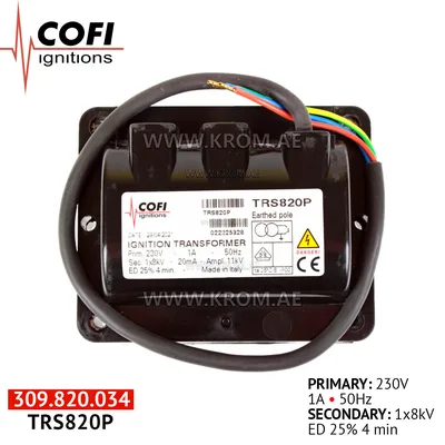 Cofi TRS820P ignition transformer