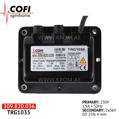 Cofi TRG1035 ignition transformer