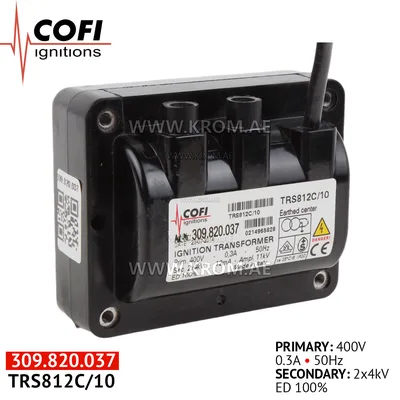 Cofi TRS812C/10 ignition transformer