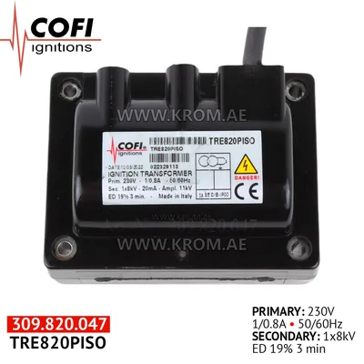 Cofi TRE820PISO ignition transformer