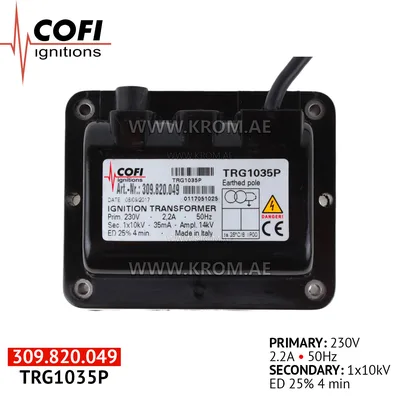 Cofi TRG1035P ignition transformer