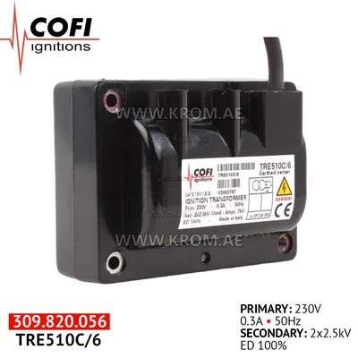 Cofi TRE510C/6 ignition transformer
