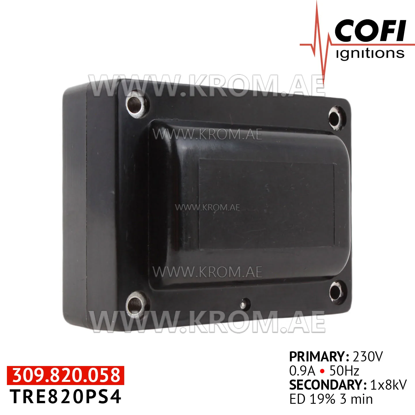 Cofi TRE820PS4 ignition transformer