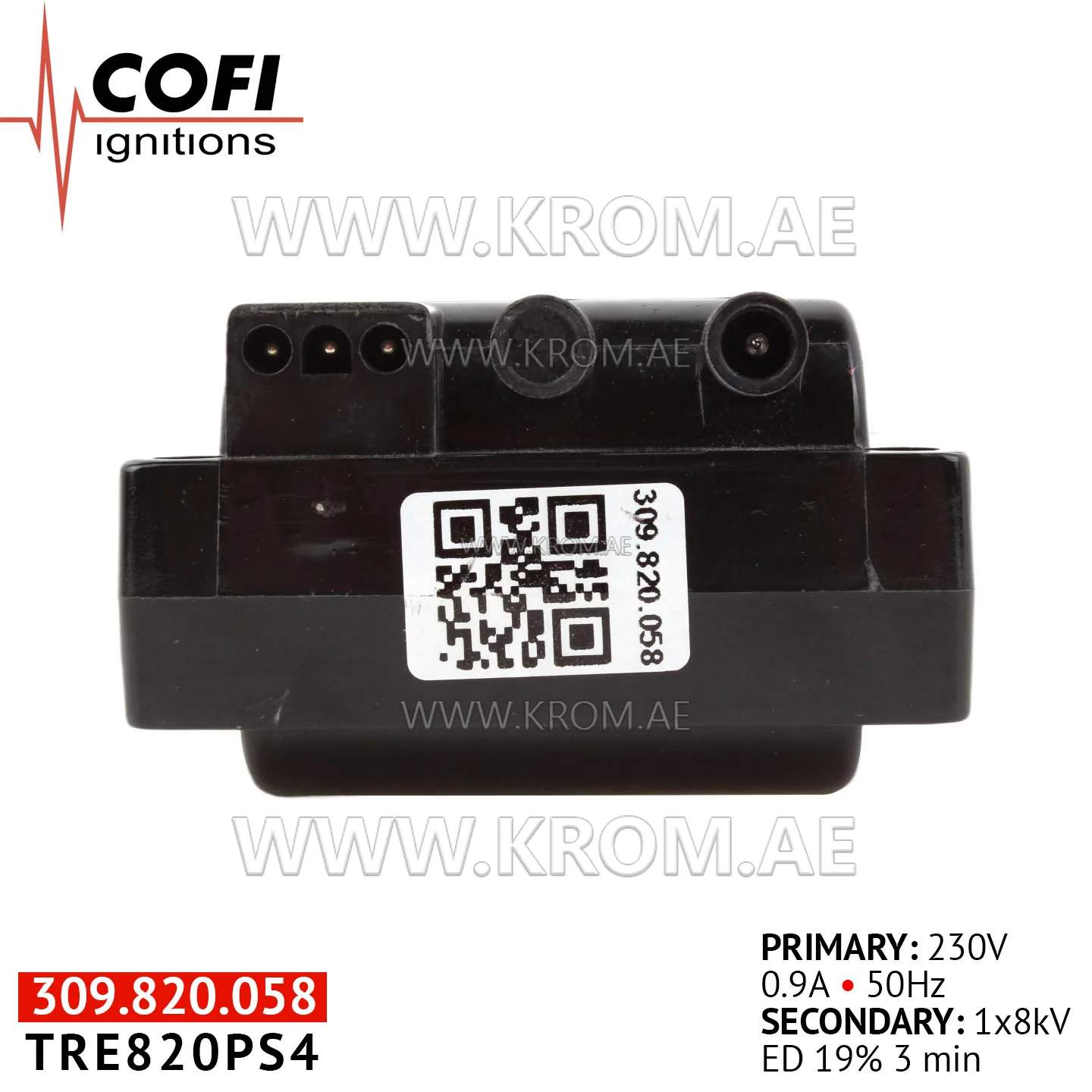 Cofi TRE820PS4 ignition transformer