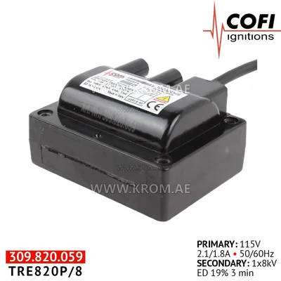 Cofi TRE820P/8 ignition transformer