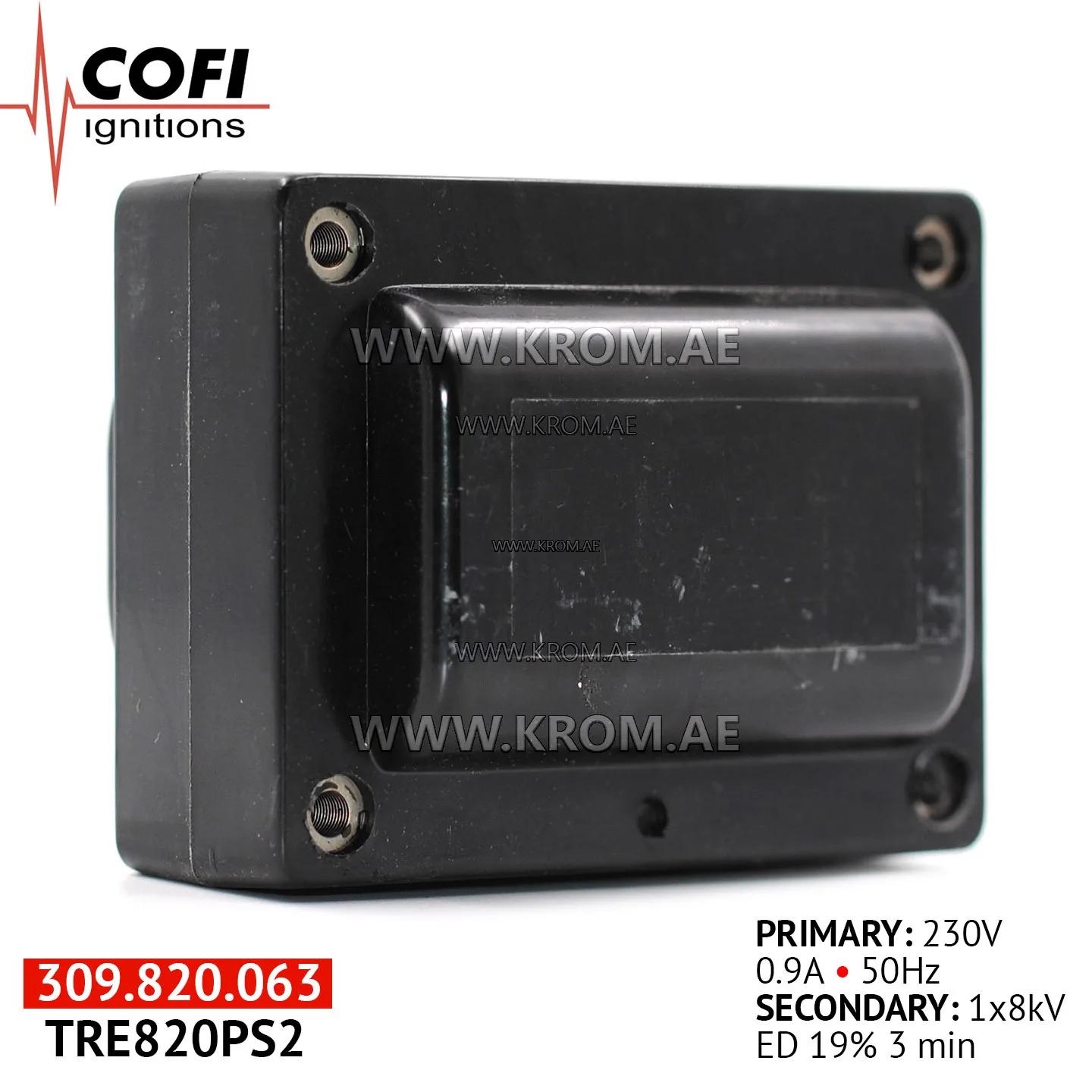 Cofi TRE820PS2 ignition transformer