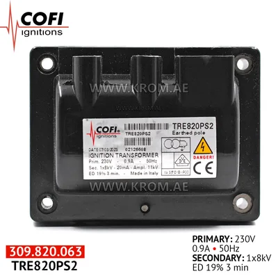 Cofi TRE820PS2 ignition transformer