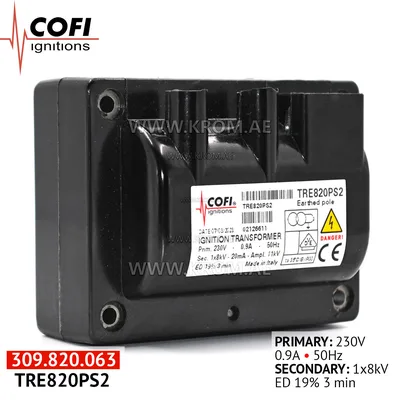 Cofi TRE820PS2 ignition transformer