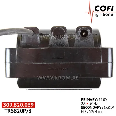 Cofi TRS820P/3 ignition transformer