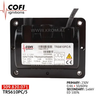 Cofi TRS610PC/5 ignition transformer