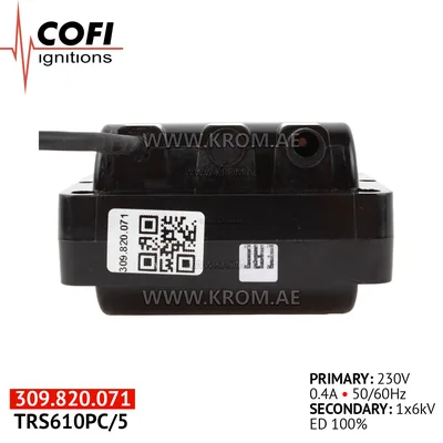 Cofi TRS610PC/5 ignition transformer