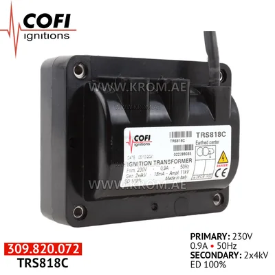 Cofi TRS818C ignition transformer