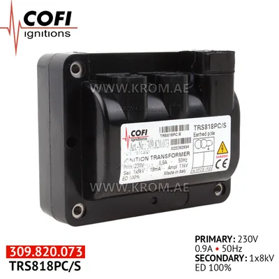 Cofi TRS818PC/S ignition transformer