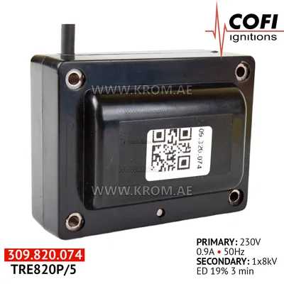 Cofi TRE820P/5 ignition transformer