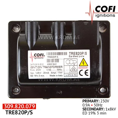 Cofi TRE820P/S ignition transformer