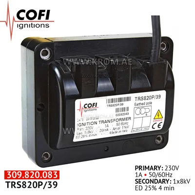 Cofi TRS820P/39 ignition transformer