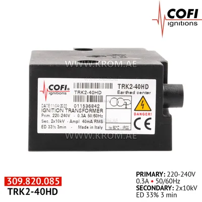 Cofi TRK2-40HD ignition transformer