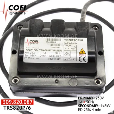 Cofi TRS820P/6 ignition transformer