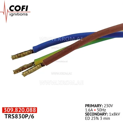 Cofi TRS830P/6 ignition transformer