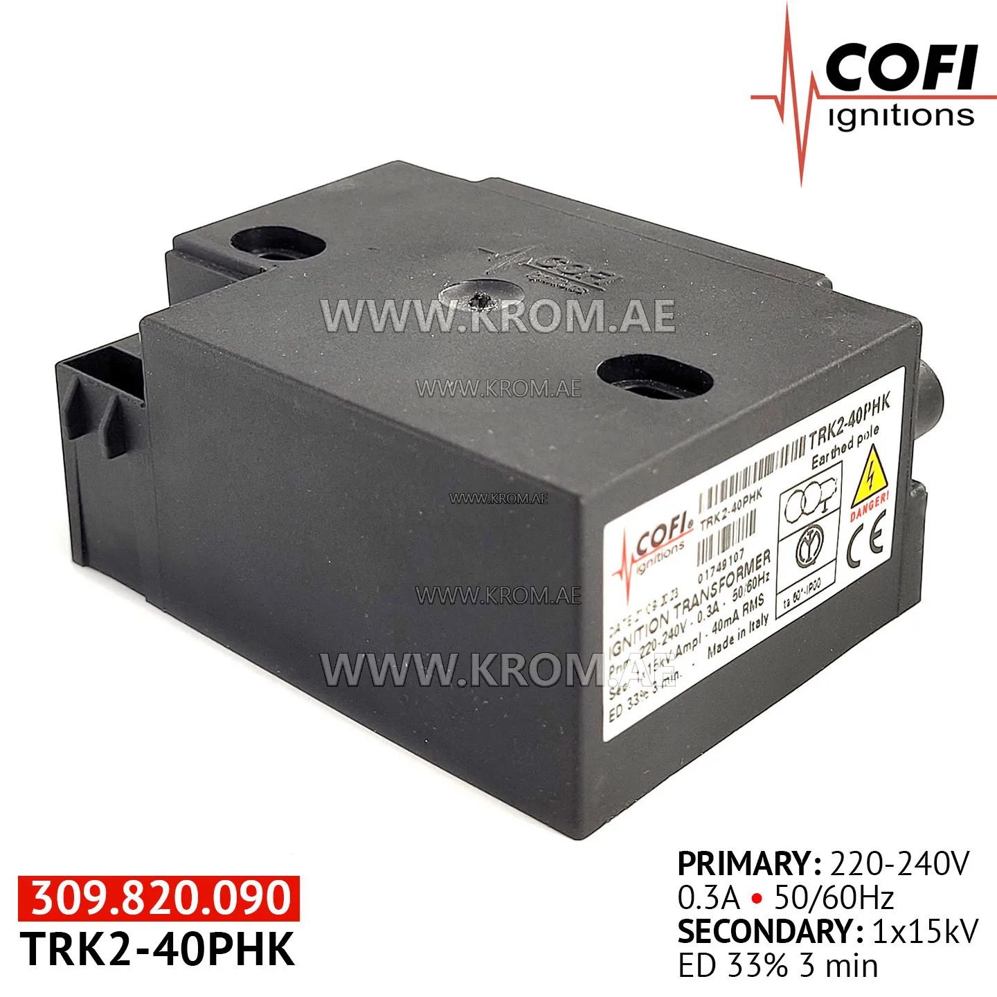 Cofi TRK2-40PHK ignition transformer