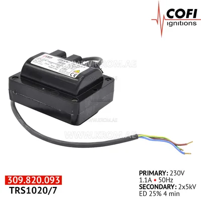 Cofi TRS1020/7 ignition transformer