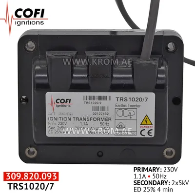 Cofi TRS1020/7 ignition transformer