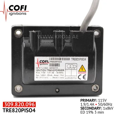 Cofi TRE820PISO4 ignition transformer