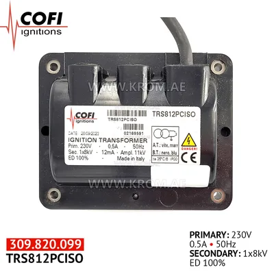 Cofi TRS812PCISO ignition transformer
