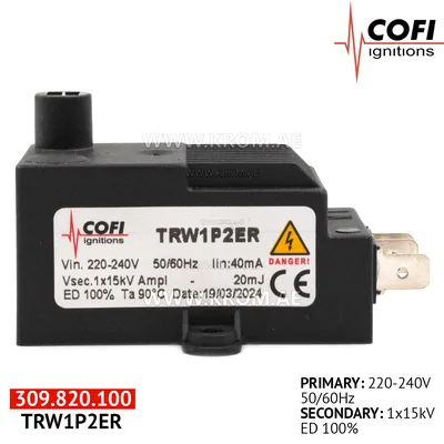 Cofi TRW1P2ER ignition transformer
