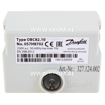 Danfoss 057H8702 OBC82.10 control box