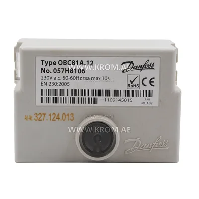 Danfoss 057H8106, 057H8706 OBC81A.12 control box