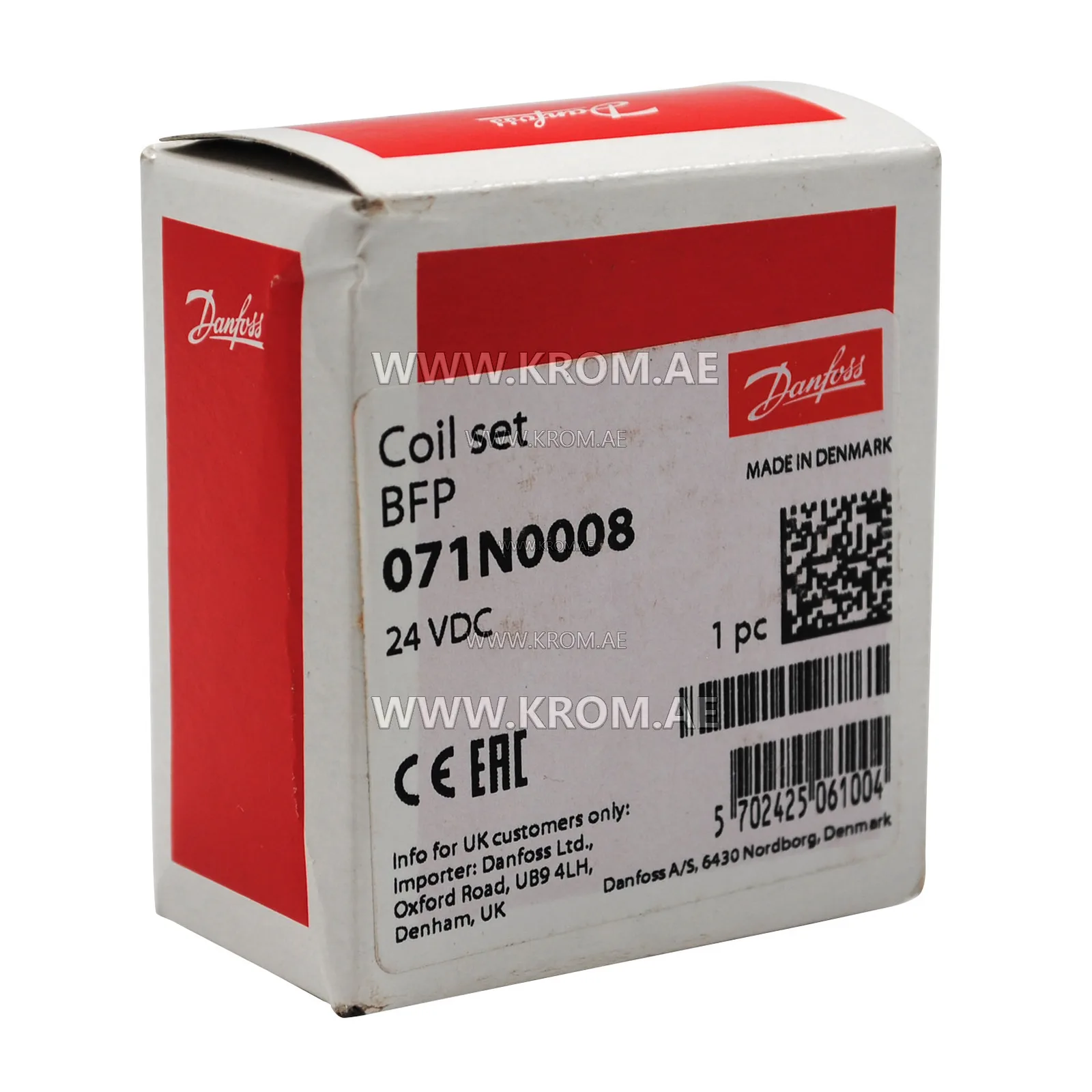 Danfoss 071N0008 solenoid coil
