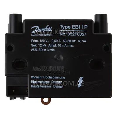 Danfoss 052F0057 EBI1P 120V ignition transformer
