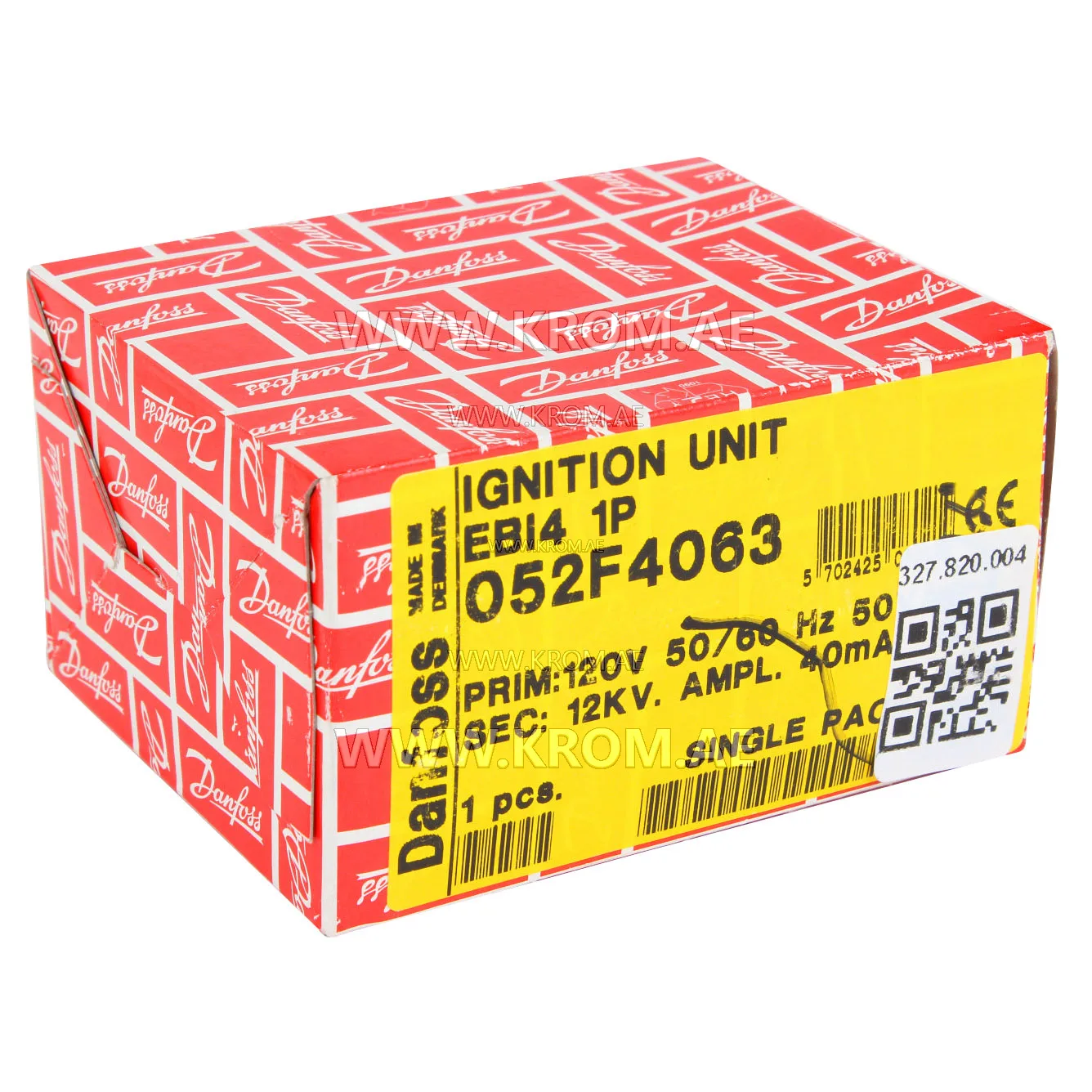 Danfoss 052F4063 EBI4 1P ignition transformer