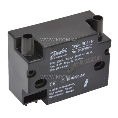 Danfoss 052F0040 EBI1P ignition transformer