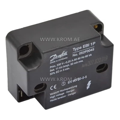Danfoss 052F0045 EBI1P ignition transformer