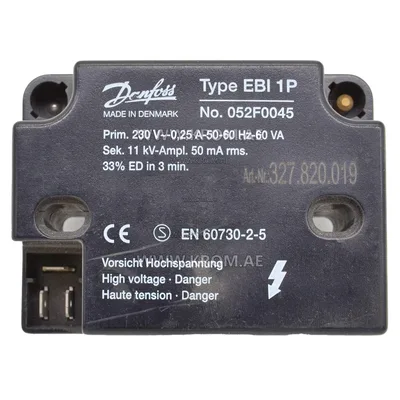 Danfoss 052F0045 EBI1P ignition transformer