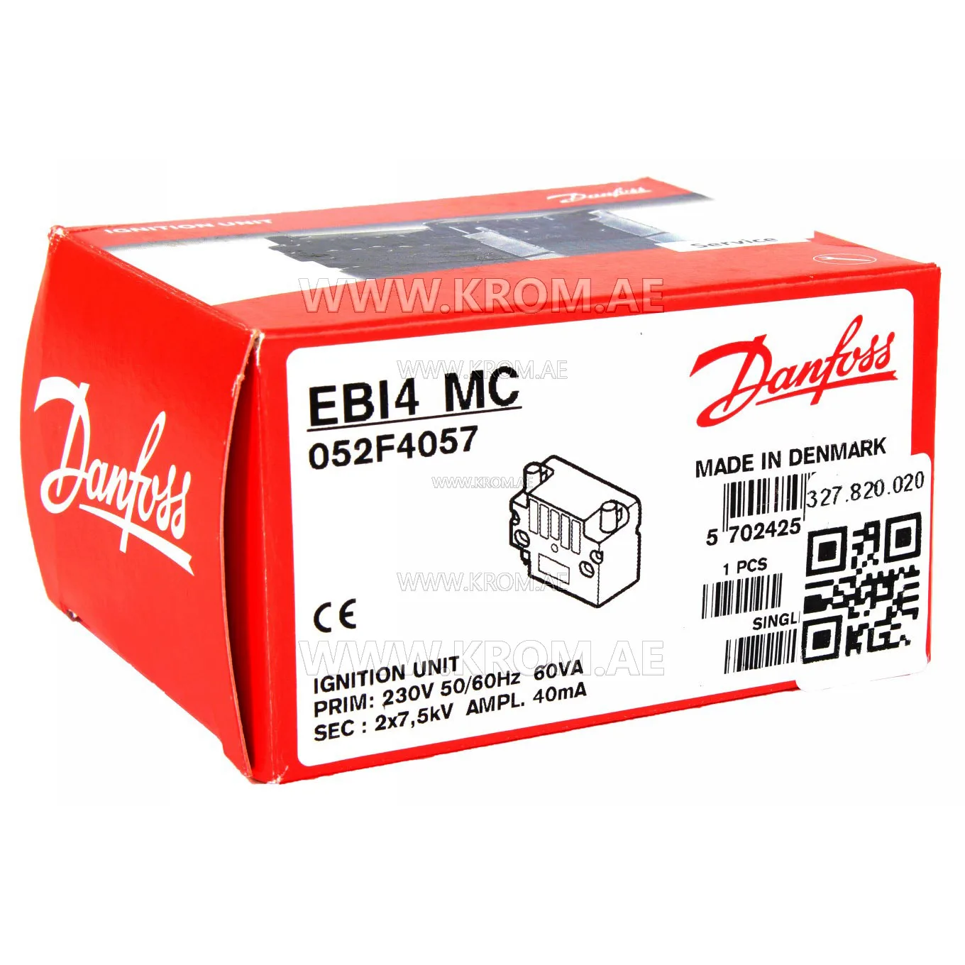 Danfoss 052F4057 EBI4MС ignition transformer