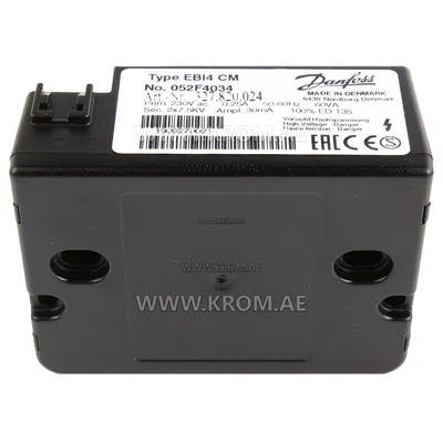 Danfoss 052F4034, 052F4234 EBI4 CM ignition transformer